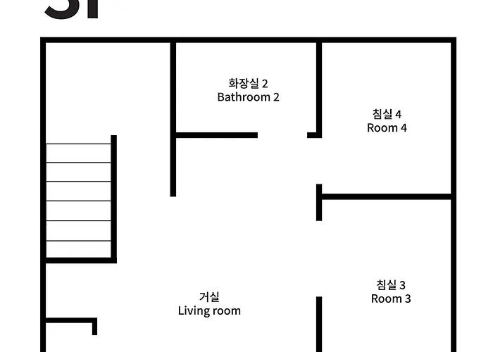 Sinchon 4rooms 6beds 2bathroom Cozy Korean-style Loft House Séoul